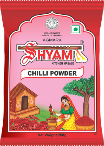 100 Percent Pure And Organic Red Chilly Powder, Pack Size 200G Grade: Spices