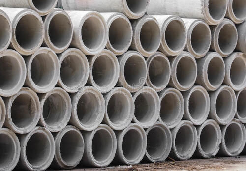 12 Inch Grey Round Cement Pipe For Drainage And Buildings