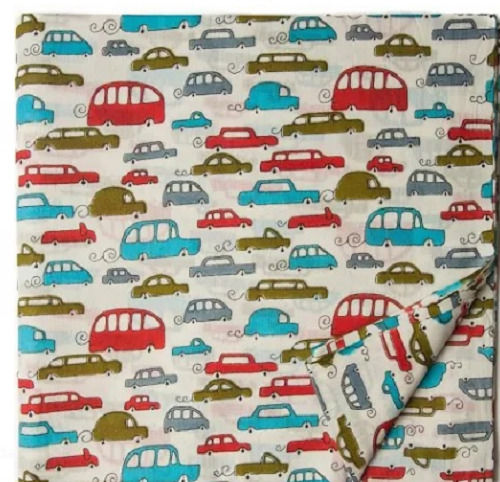 44 Inch Eco Friendly Lightweight Smooth Texture Car Printed Cotton Fabric Cas No: 627-83-8