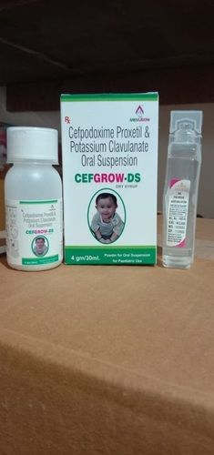Cefgrow-DS Cefpodoxime Proxetil And Potassium Clavulanate Pediatric Dry Syrup