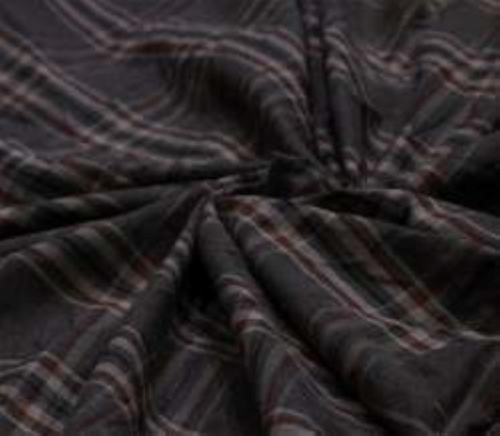 High Quality Blazer Brown Check Fabric