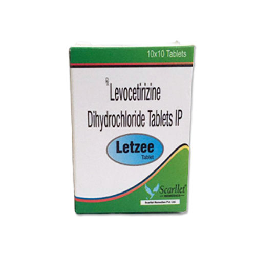 Letzee Levocetirizine Dihydrochloride Antihistamine Tablet, 10x10 Blister Pack