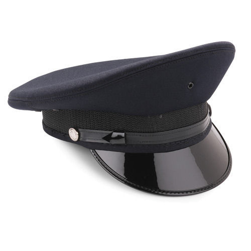 Light Weight Adjustable Uv Resistance Cotton Navy Blue Security Guard Caps Age Group: 16-21