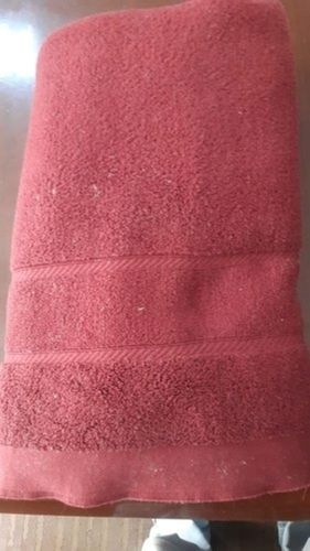 Red Color Handloom Towel