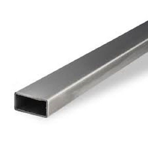 Silver Stainless Steel Rectangular Pipe