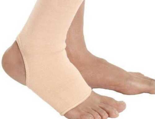 Stretchable Ankle Support Used To Support, Compression And Control Immobilization To Weak Or Injured Ankle