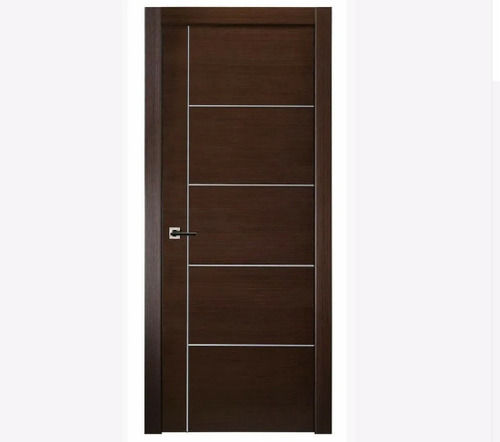 Brown 7 X 3 Feet Rectangular Polished Solid Wood Hinged Decorative Door 