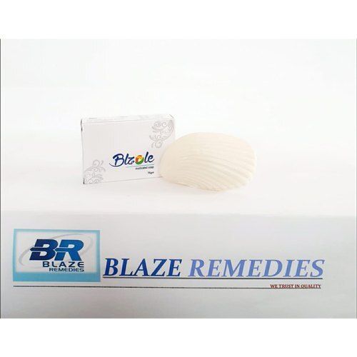 Blzole Soap, Packaging Size: 75 gram White Colors 