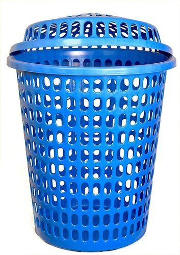 BULBUL LAUNDRY BASKET WITH LID AND HANDLE 40 LTR