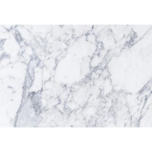 Durable Stain Resistant White Polished Marble, Thickness 18 Mm