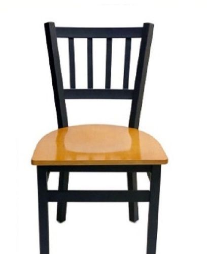 Eco-Friendly Soild Black & Light Brown Colour Dining Chair 