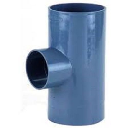 Blue Sturdy Construction Water Pipe Pvc Tee