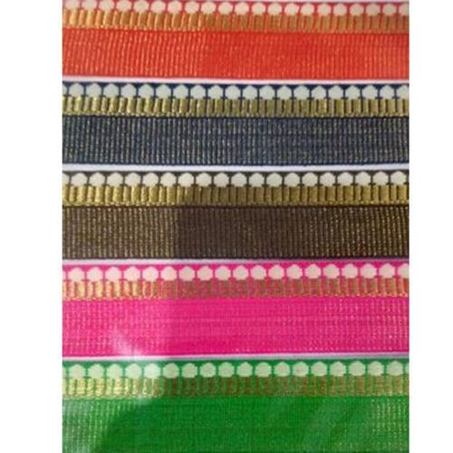 Uni Color Fancy Zari Border Banarasi Lace