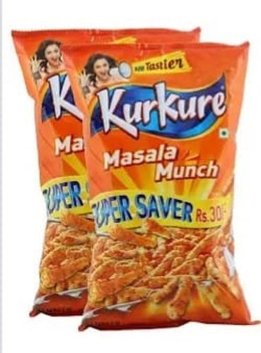 White 130 Grams Tasty And Crunchy Food Grade Salted Fried Kurkure Masala Munch