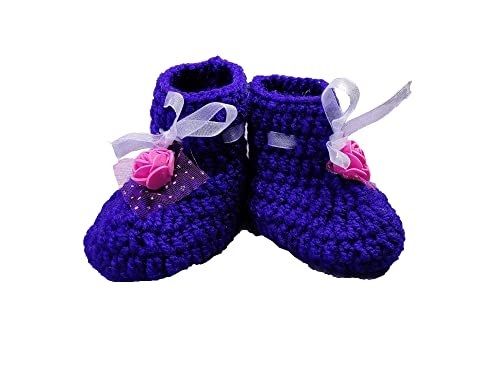 Baby Winter Wear Comfortable Ultimate Warm Crochet Woolen Shoes