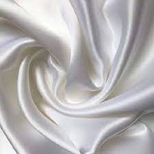 Raw White 100% Pure Silk Fabric Solid Color Charmeuse Fabrics by