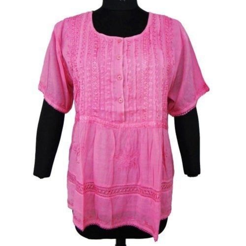 Casual Wear Ladies Cotton Short Kurti