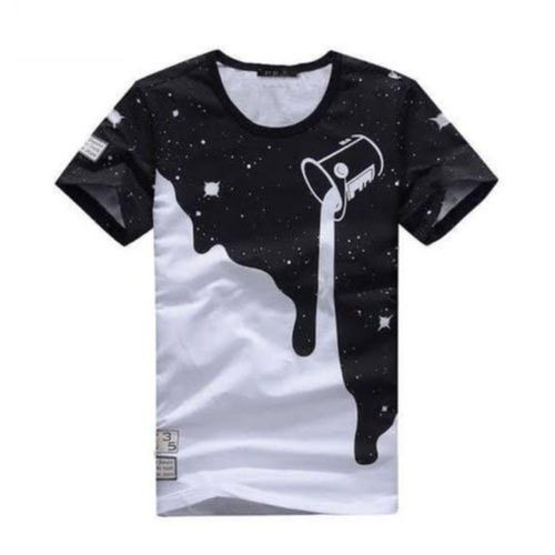 Anti Wrinkle Mens Printed T Shirts