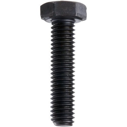 Ms Bolt - Mild Steel, 8x30 mm, Black | Hexagonal Head, Galvanized Surface, High Strength, Portable, Rust & Corrosion Resistant, Plain Design