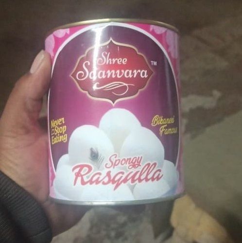 Shree saanvra Rasgulla, Packaging Size: 1 kg, Packaging Type: Tin Container
