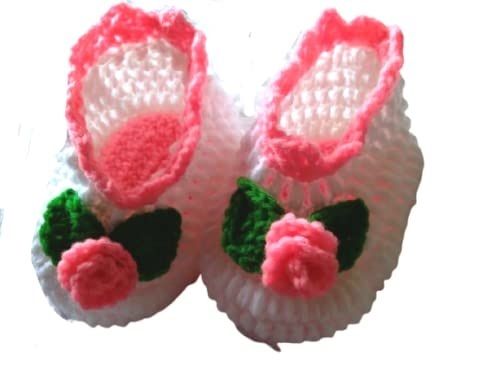 Skin Friendly Stretchable Comfortable Baby Woolen Shoes