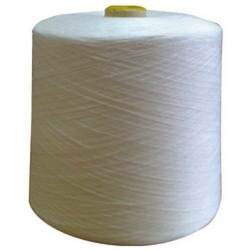 Straightened Fiber Tough White Polyester Blended Yarns