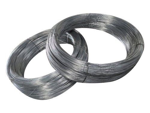 Silver Weatherability Excellent Abrasion Resistance Smooth Sliver Steel Wire Coil 