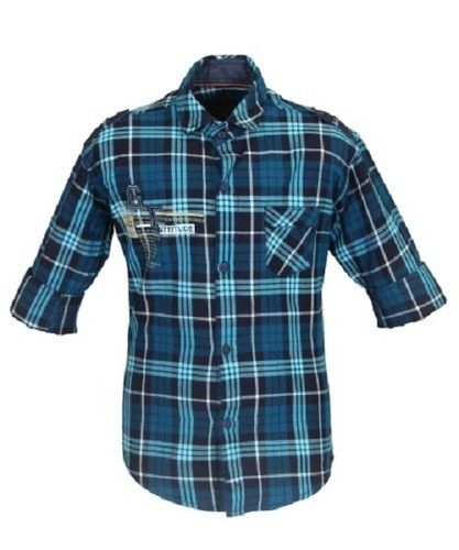 100 Percent Pure Cotton Breathable And Washable Kids Checked Shirts Age Group: 