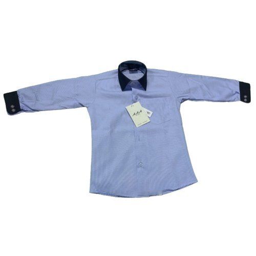 100 Percent Pure Cotton Breathable Full Sleeves School Uniform Shirts