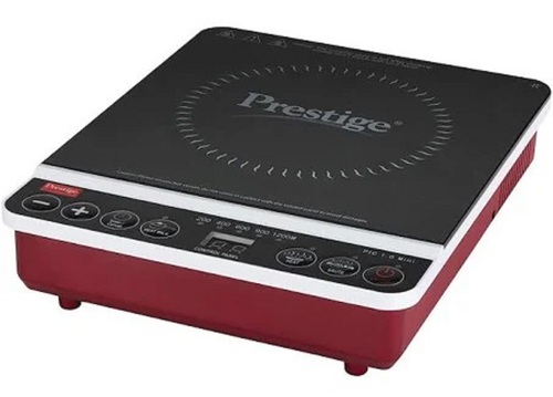 1200 वॉट 1.8 Kg ग्लास और एल्युमिनियम बॉडी फ़्लोर माउंटेड इंडक्शन कुकटॉप आयाम (L*W*H): 25 X 28 X 9.6 सेंटीमीटर (Cm)