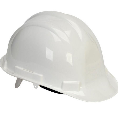 White 28 Cm X 20 Cm X 15 Cm Size Udyogi Industrial Safety Helmets