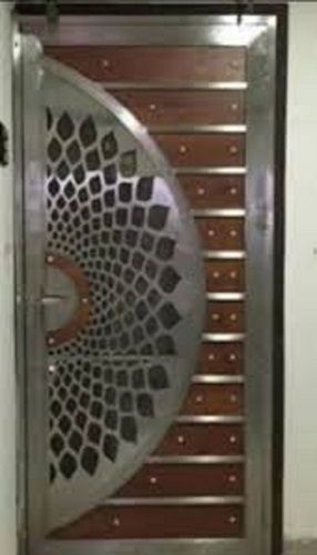 Corrosion And Rust Resistance Stainless Steel Brown Door