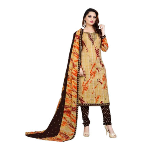 Skin Friendliness Ladies Printed Cotton Suit