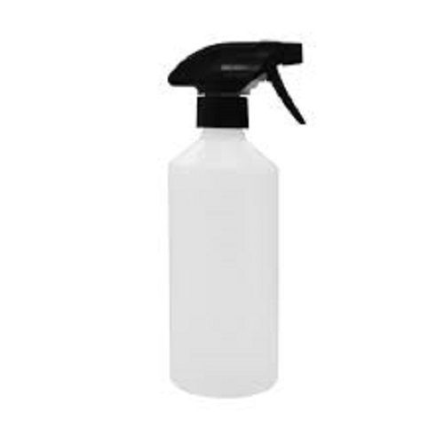 Prevents Spills Easy Carrying Cylindrical Black And White Spray Bottle Capacity: 500 Ml Milliliter (Ml)