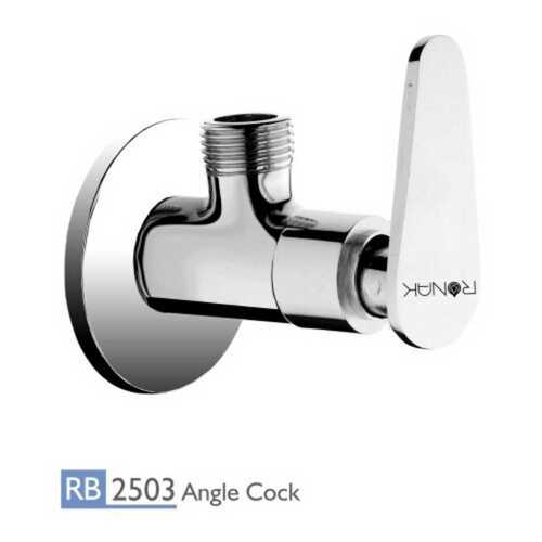 Stainless Steel Angle Cock For Bathroom Fitting, Chrome Surface