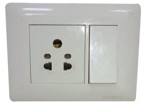 20A Crabtree Shock Proof Single Socket Modular Switch Board Application: Home Appliance