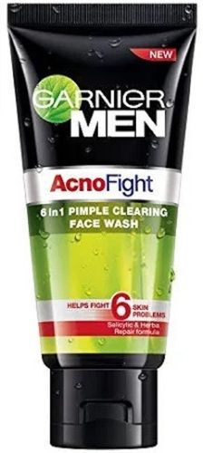 Brown 50 Gram Oil Free 6 In 1 Pimple Clearing Acno Fight Gel Mens Face Wash