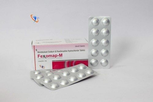 Fexomap-M Montelukast Sodium And Fexofenadine Hydrochloride Tablets, 10x10 Alu Alu