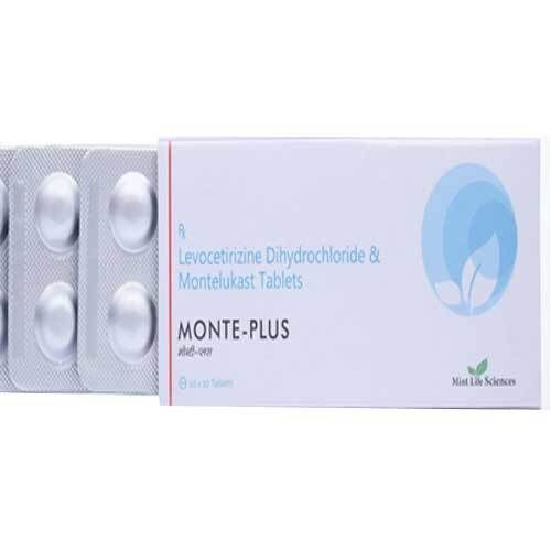 Monte-Plus Levocetirizine Dihydrochloride And Montelukast Antihistamin Tablets