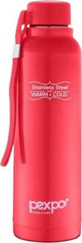 Standard Silver Flax Stainless Steel Water Bottle 1L