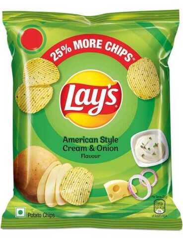 American Style Cream And Onion Flavour Potato Chips