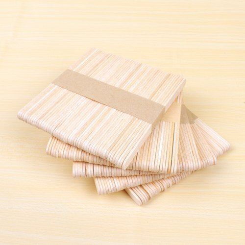 Birch Wood Natural Wood 114mm Wooden Ice Cream Sticks, For Event and Party Supplies, Size: 60*17/10*1.5mm