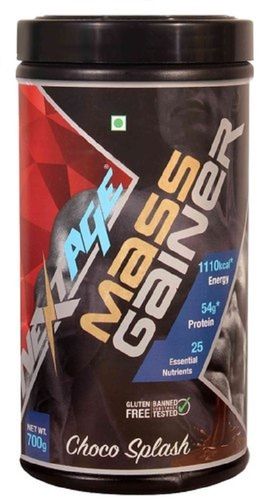 Dietary Supplement Nextage Mass Gainer With Chocolate Flavor, 700 Gms