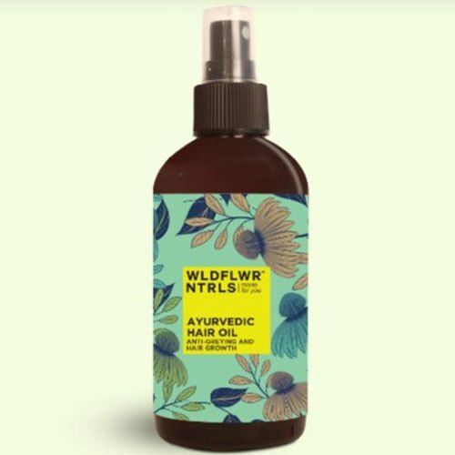 Black Herbal Anti-Greying And Hair Growth Ayurvedic Hair Oil