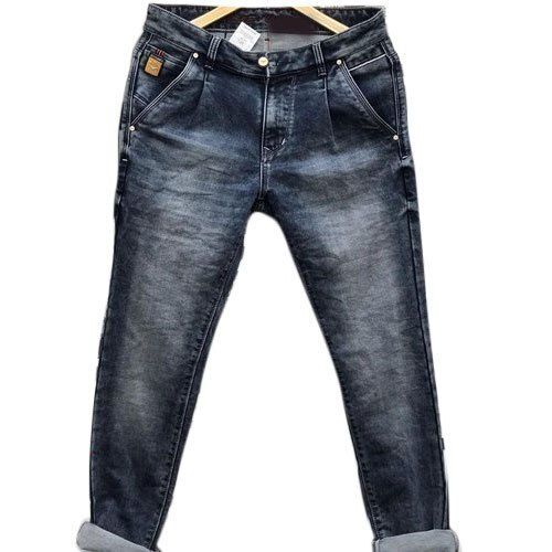 Regular Fit Washable Casual Wear Plain Denim Jeans For Men