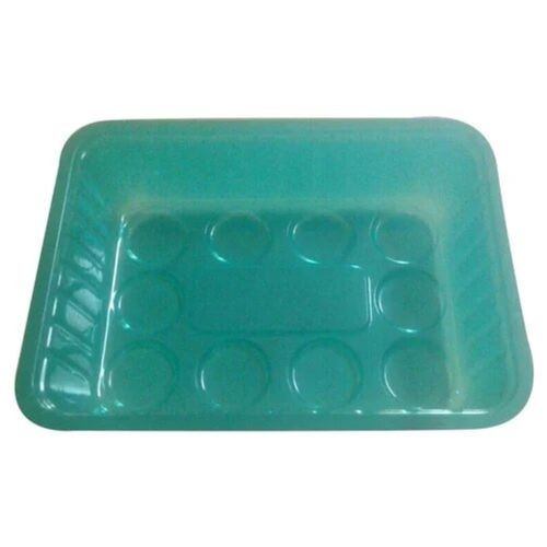 See Blue Color Mushroom Packaging Tray