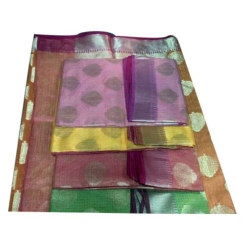 Uni Color Banarsi Cotton Silk Sarees