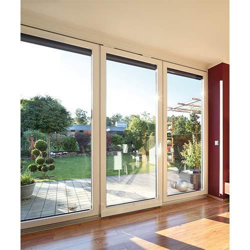 Upto 7 Feet Eco Friendly Height Exterior Pristine White Water Proof UPVC Doors 