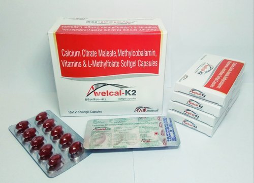 Welcal-K2 Capsules (Packaging Size 10 X 10)