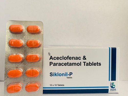 Aceclofenac And Paracetamol Tablets General Medicines